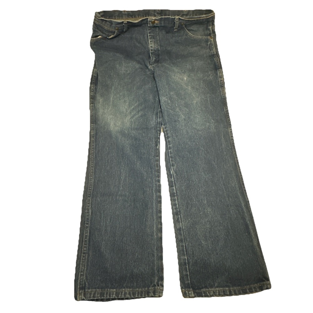 Wrangler Men's Blue Jeans 42X32 Regular Fit A404